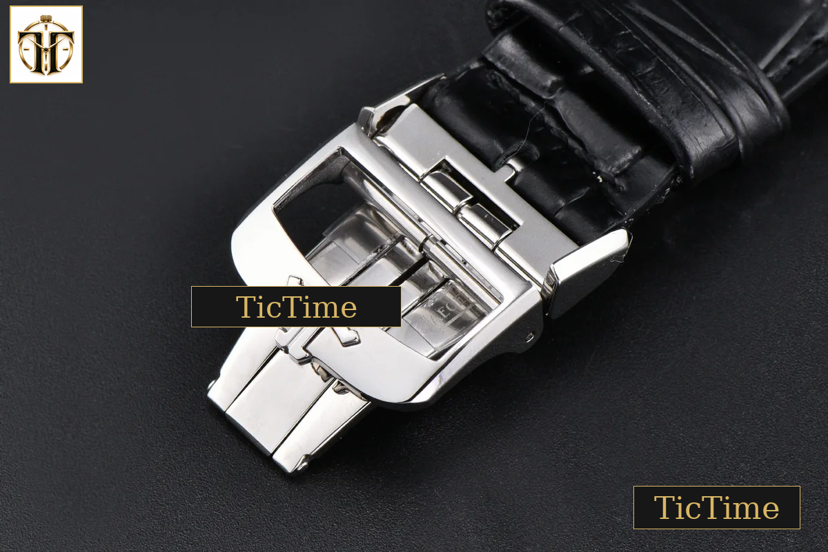 Master Ultra Thin Power Reserve 39mm APSF Silver Dial Black Leather Strap DD938 — foto 22