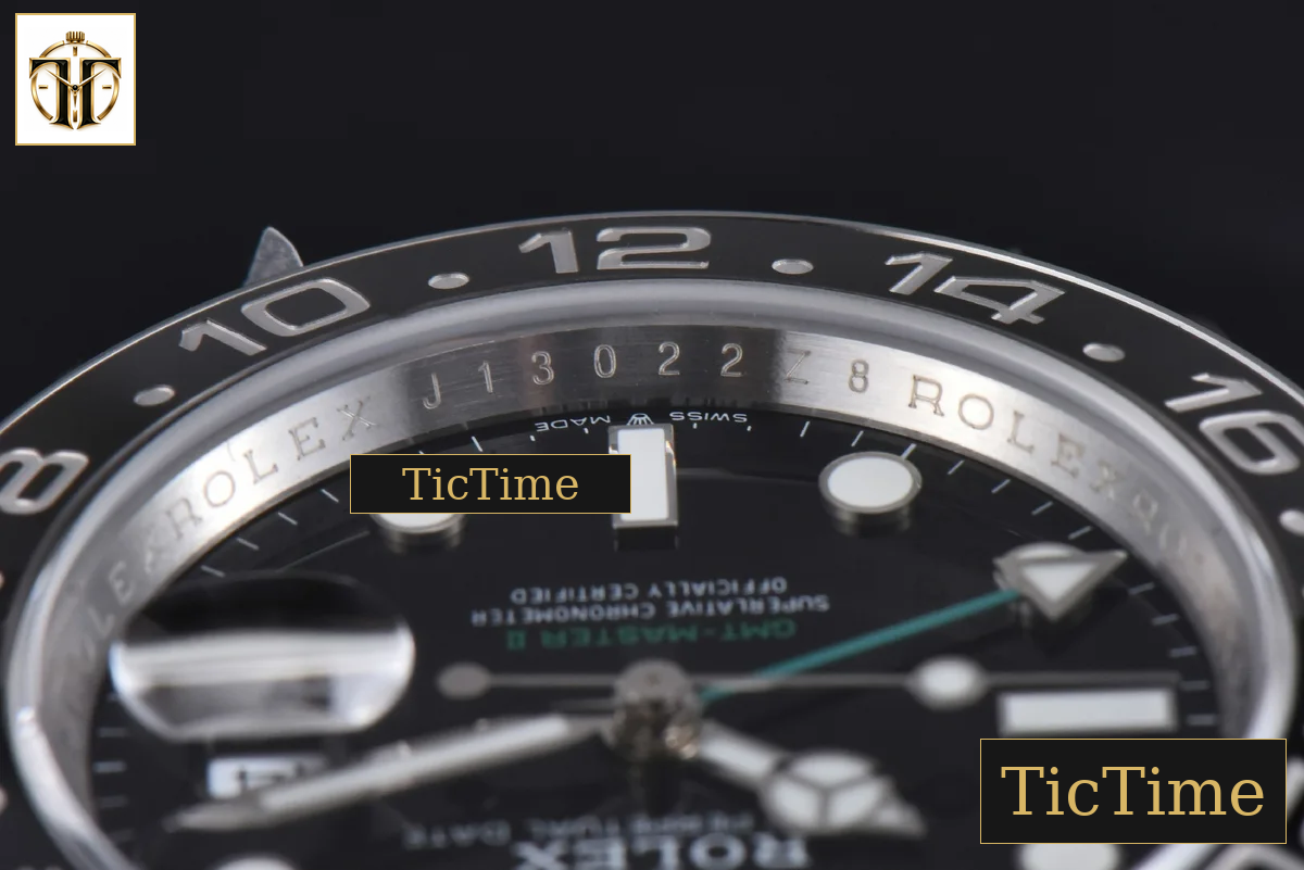 GMT Master II GRNR 904L 126710 40mm GMF Black/Gray Bezel Black Dial Osyter Bracelet VR3285 — foto 17