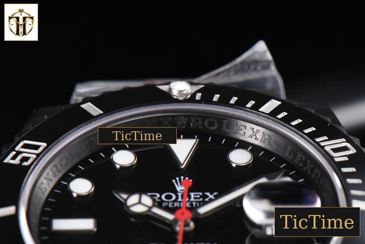 Blaken Submariner LN 116610 IPKF Red Hand Red Text PVD Bracelet A2836 — foto 25