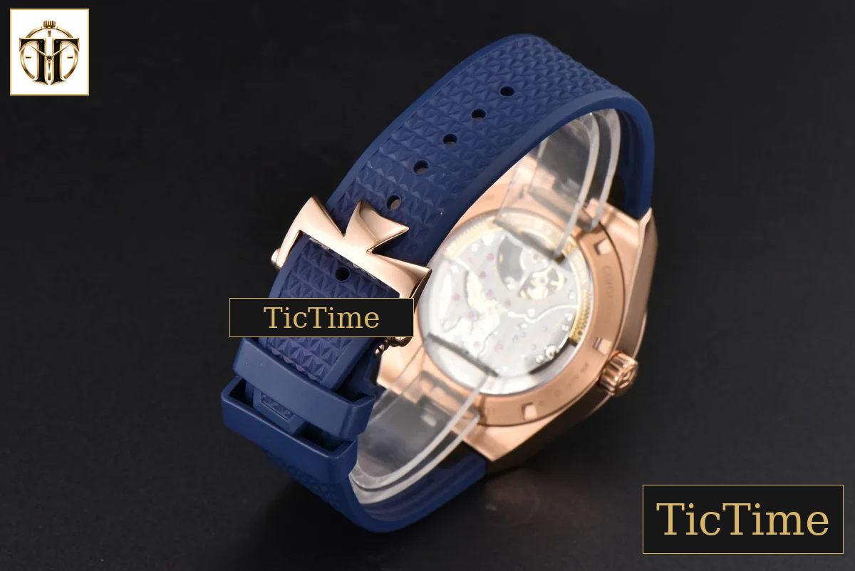 Overseas Tourbillon 6000V 42.5mm BBRF RG Blue Dial Blue Rubber Strap Tourb — foto 36