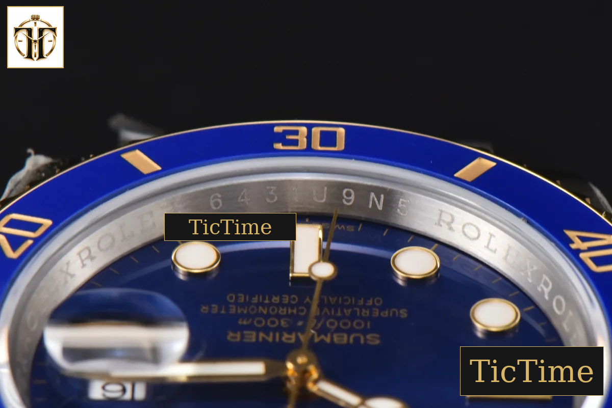 Submariner LB 904L 116613 King Factory YG/SS Blue Ceramic Blue Dial SS Bracelet VR3135 — foto 14