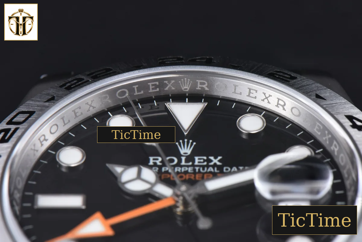 Explorer II 904L 226570 42mm Clean Factory Black Dial SS Bracelet CHS DD3285 — foto 13