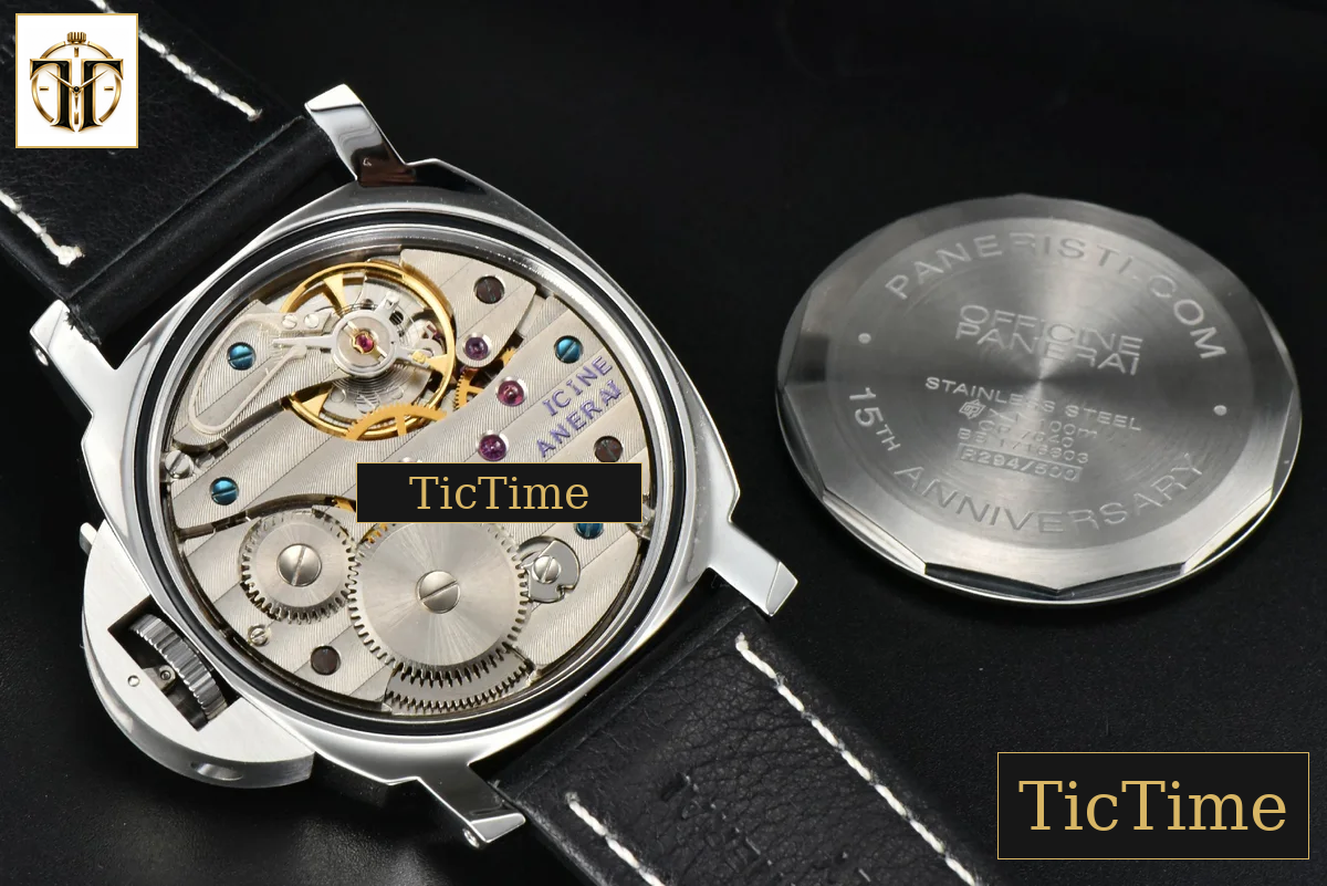 PAM634 44mm HWF Black Dial Black Leather Strap A6497 — foto 23