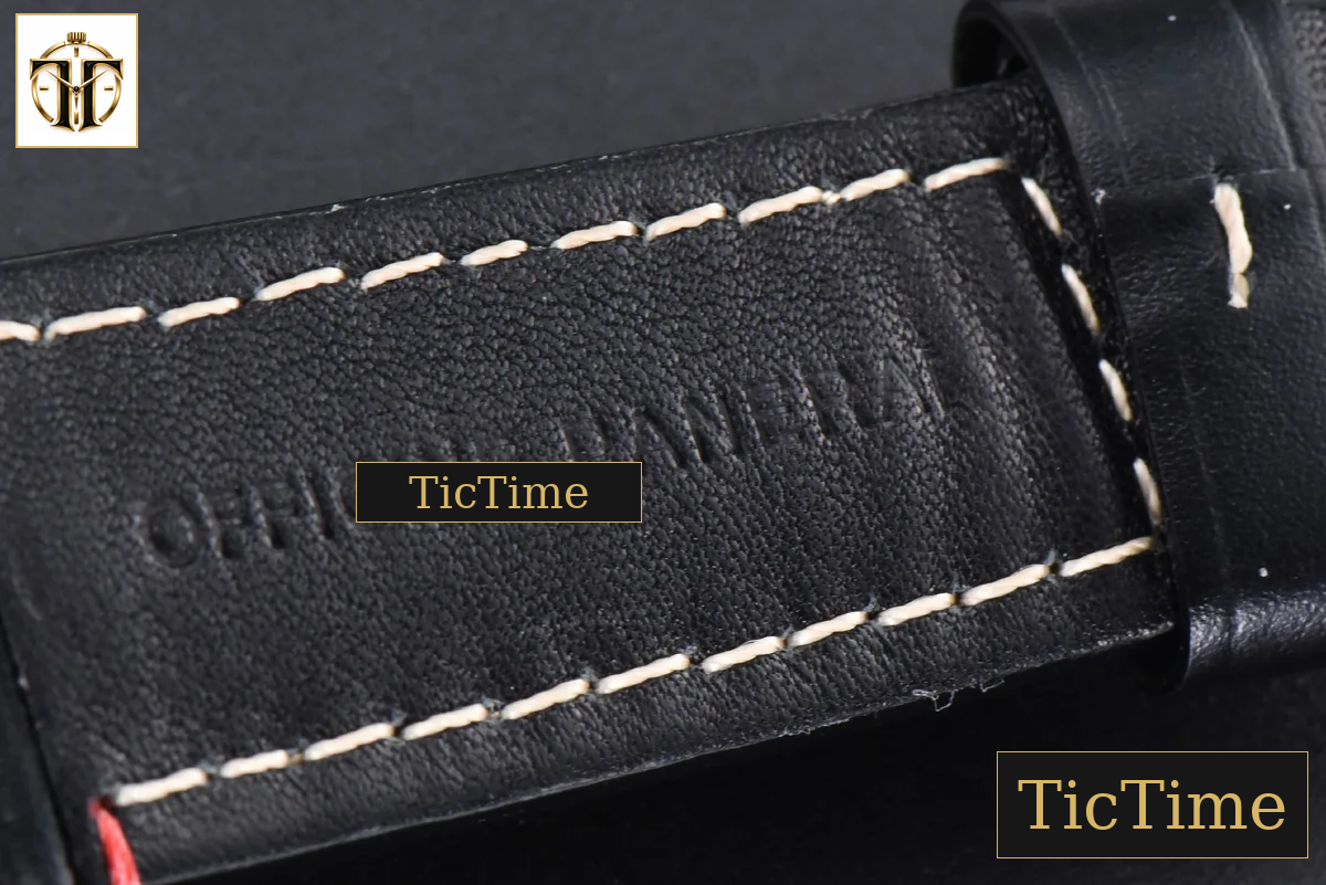 PAM910 44mm TTF Black Dial Black Leather Strap P9010 — foto 30
