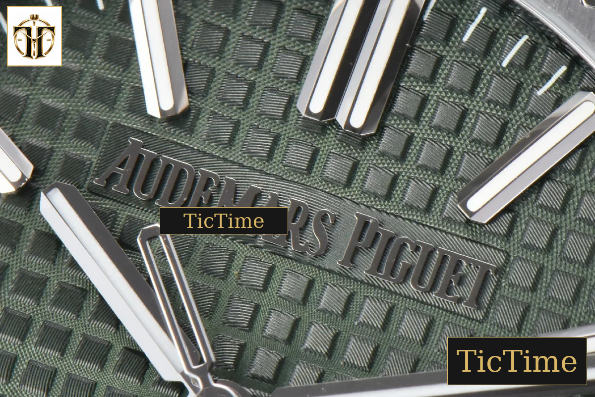 Royal Oak ’50th Anniversary’ 15510 41mm ZF Green Dial SS Bracelet SA4302 — foto 6