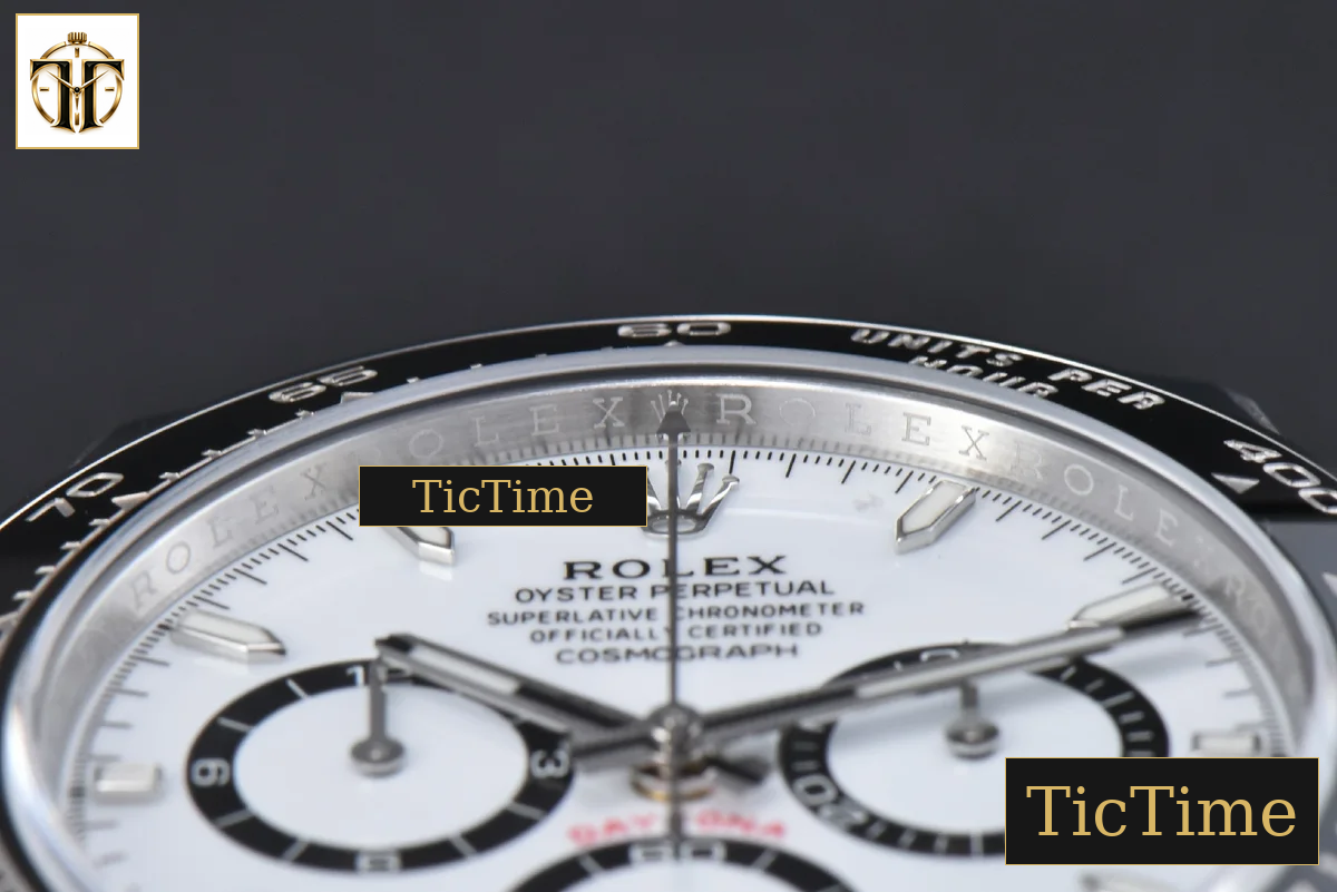 Daytona Panda 904L 126500 40mm VSF White Dial SS Braclet DD4131 — foto 13