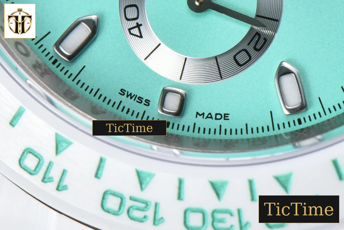 Daytona AETF White Ceramic Tiffany Dial Ceramic Bracelet V2 SA4130 — foto 9