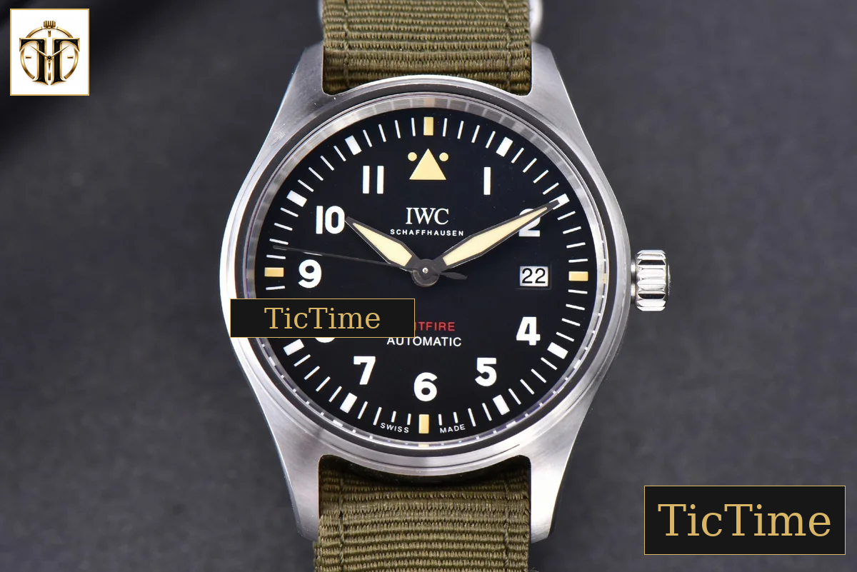 Mark XVIII IW326801 40mm MKSF Black Dial Green Nato Strap 9015 — foto 2