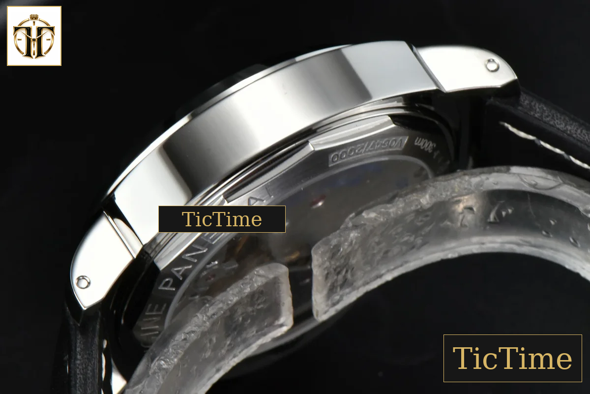 PAM915 44mm HWF Black Dial Black Leather Strap A6497 — foto 12