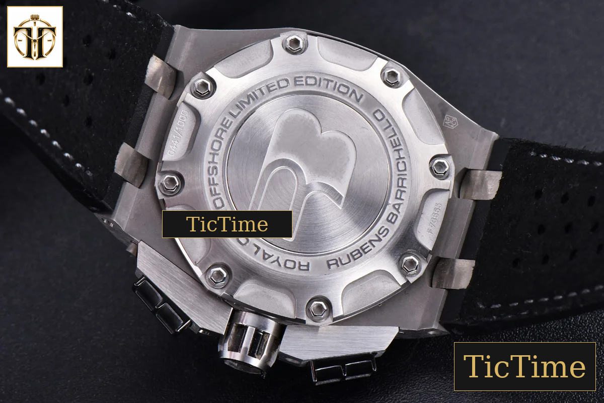 Royal Oak Offshore Ruben Barrichello II 44mm JF Skeleton Dial Black Leather Strap V2 A3126 — foto 21