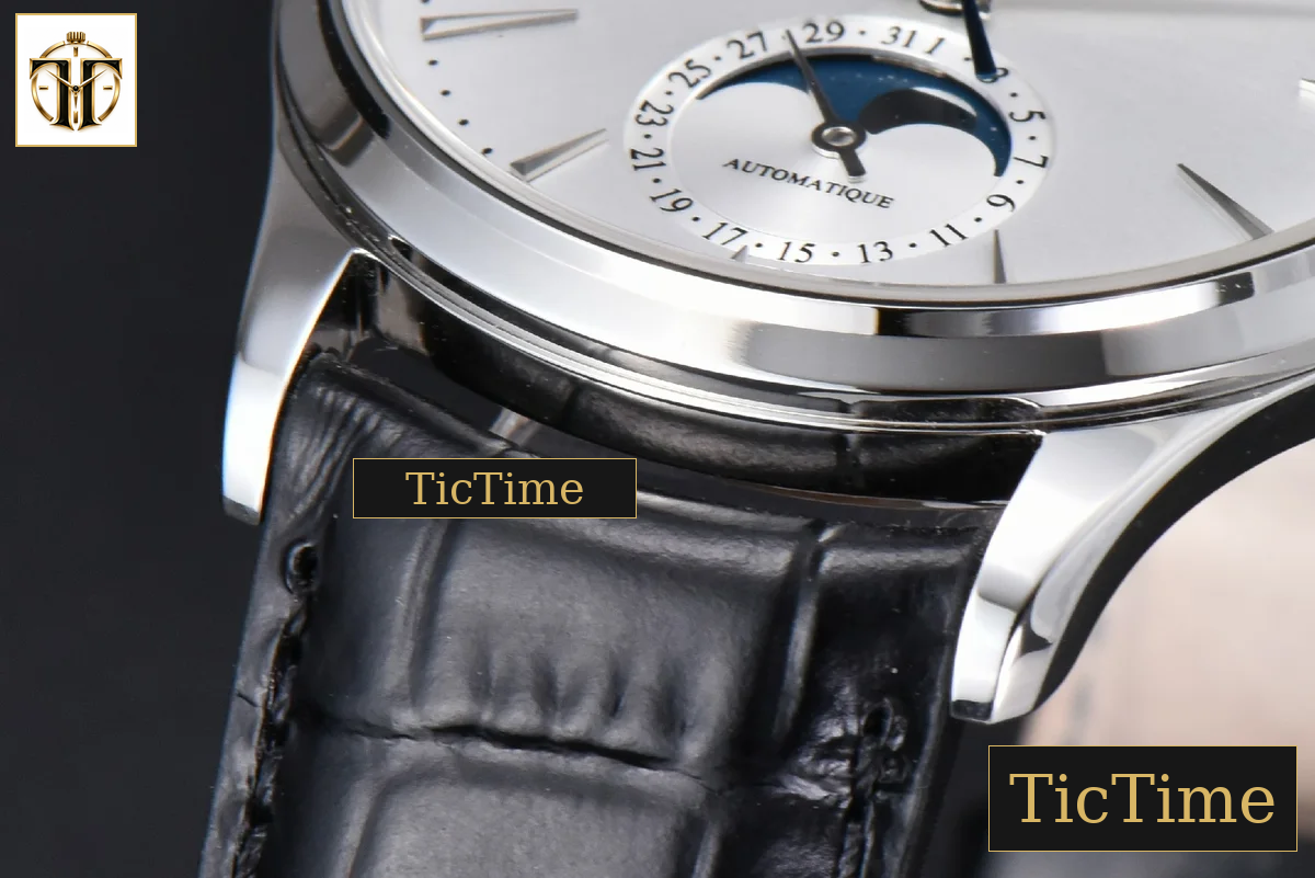 Master Ultra Thin Moonphase 1368430 39mm APSF White Dial Leather Strap SA925 — foto 10