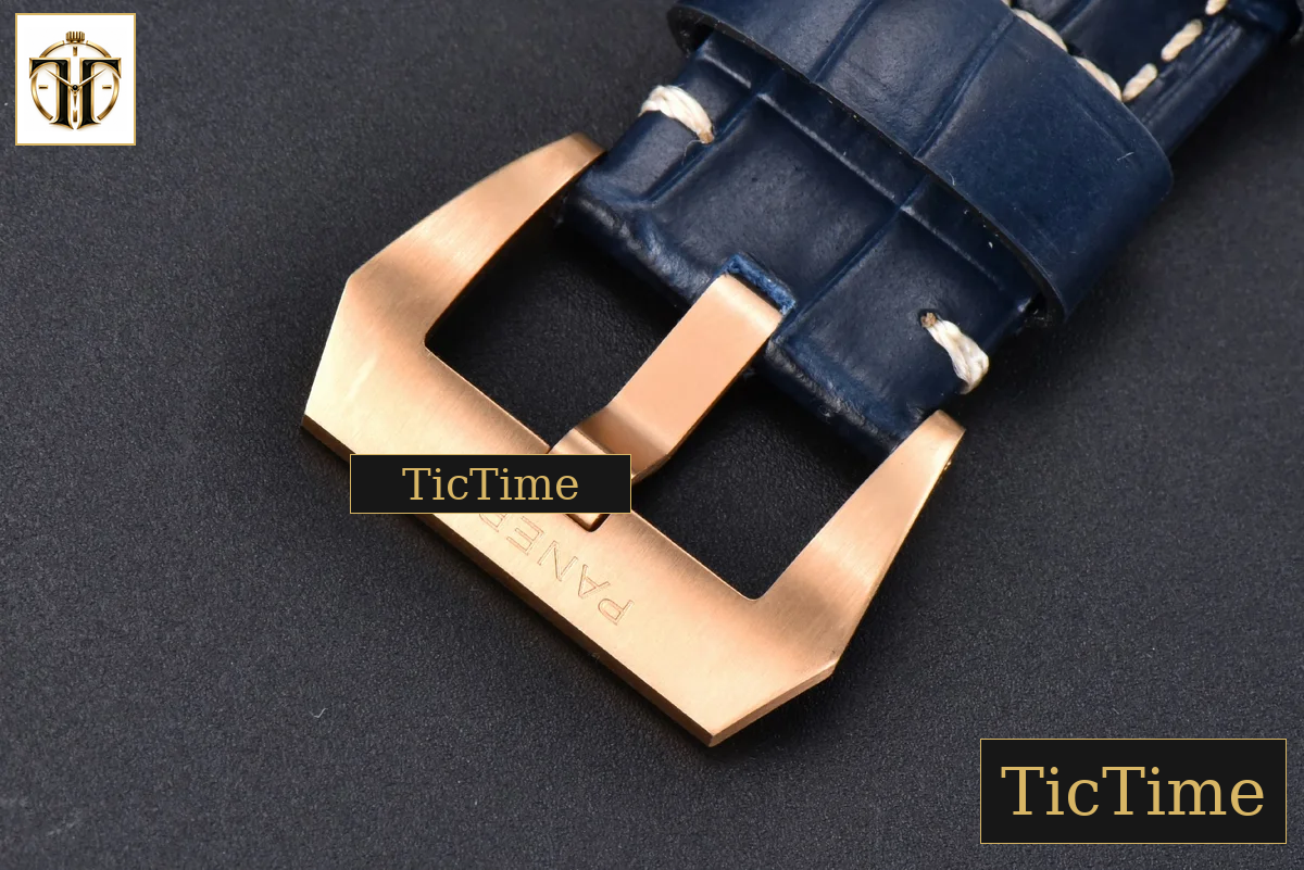 PAM1112 44mm TTF RG 44 Blue Dial Blue Leather Strap P9010 — foto 34