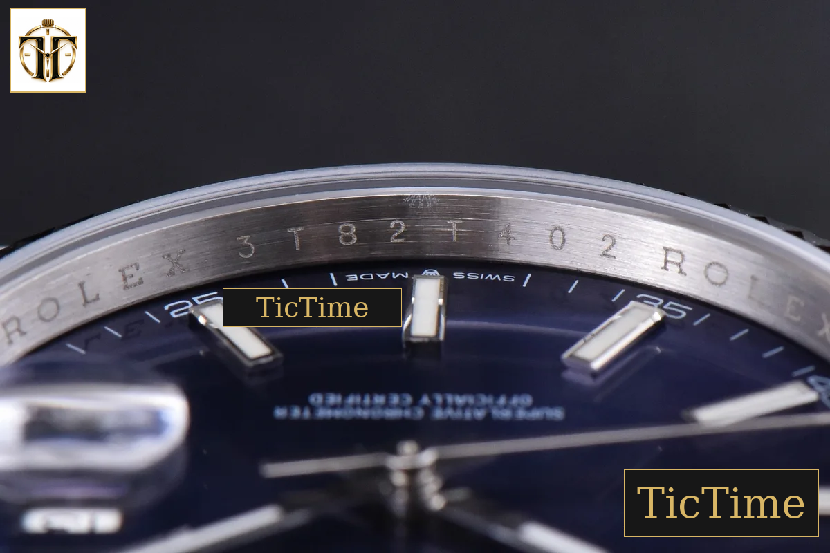 Datejust 41mm GMF SS Blue Dial Lume Marker Fluted Bezel Jubille Bracelet VR3235 — foto 13