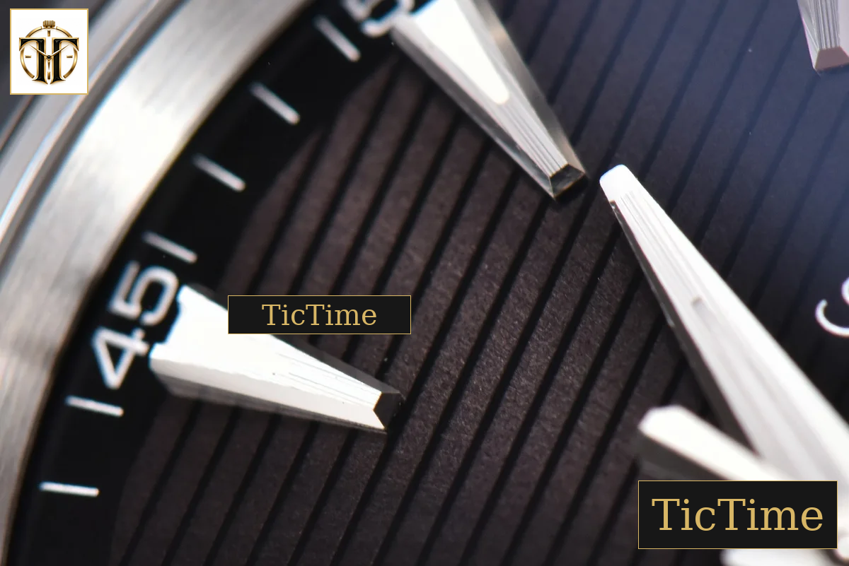 Aqua Terra 150M 41mm VSF Black Textured Dial SS Bracelet A8500 — foto 8