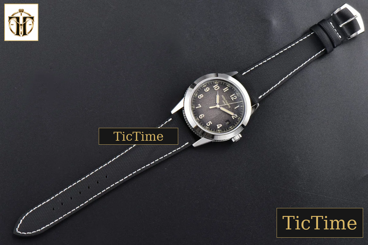 Calatrava 5226G 40mm PPF Gray Dial Nylon Strap Mod MY9015 — foto 14