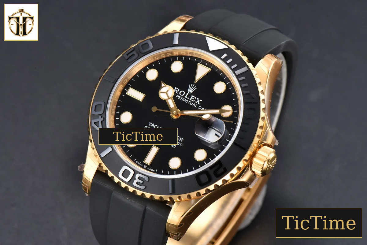 Yacht-Master 226658 42mm VSF YG Ceramic Black Dial Oysterflex Strap V2 Tungsten Weighted VS3235 — foto 5