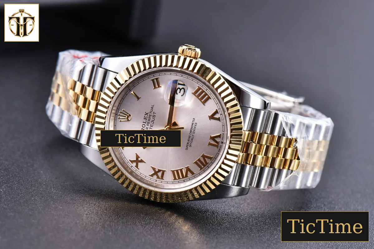 Datejust 41mm GMF YG/SS Silver Dial Roma Marker Fluted Bezel Jubille Bracelet VR3235 — foto 16