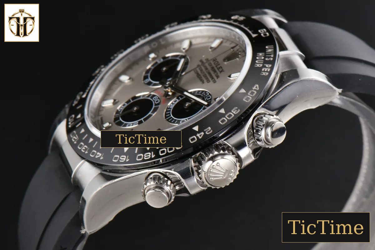 Daytona 116519 40mm BTF Gray Dial Black Subdial Oysterflex Strap SA4130 — foto 12