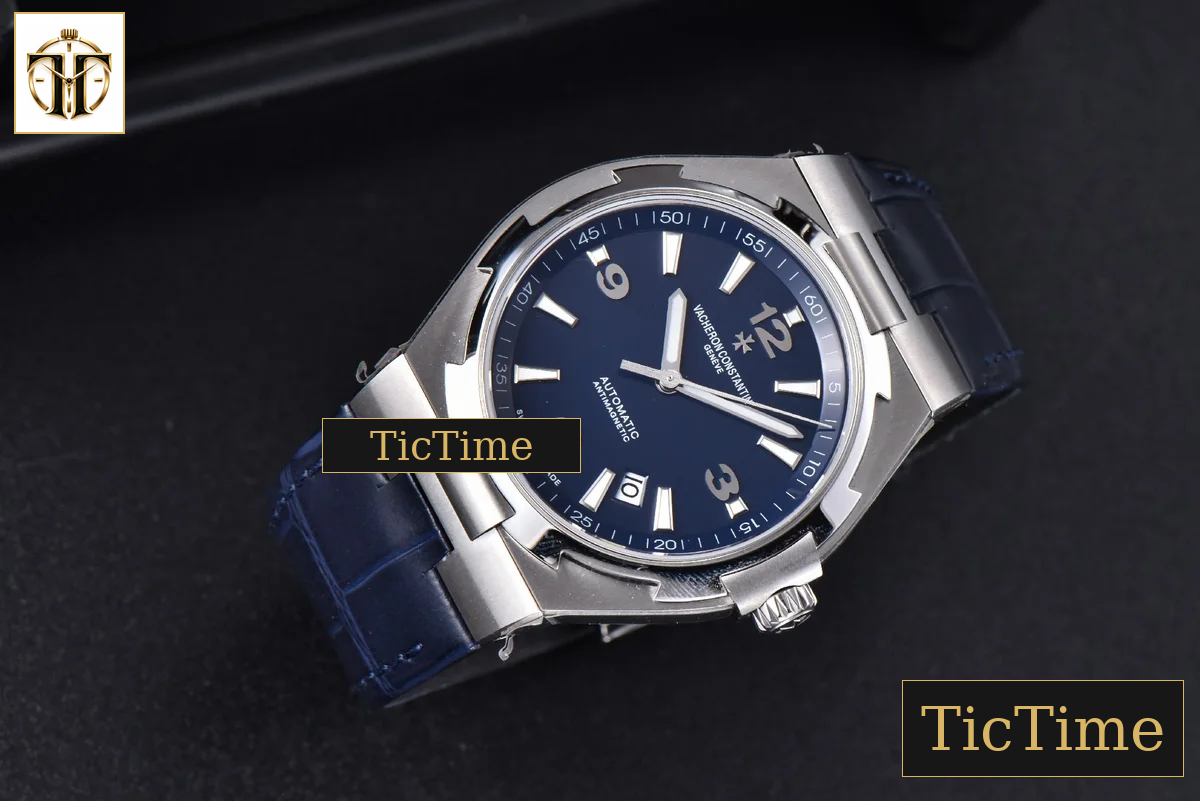 Overseas 47040 42mm MKF Blue Dial Leather Strap 9015 — foto 27