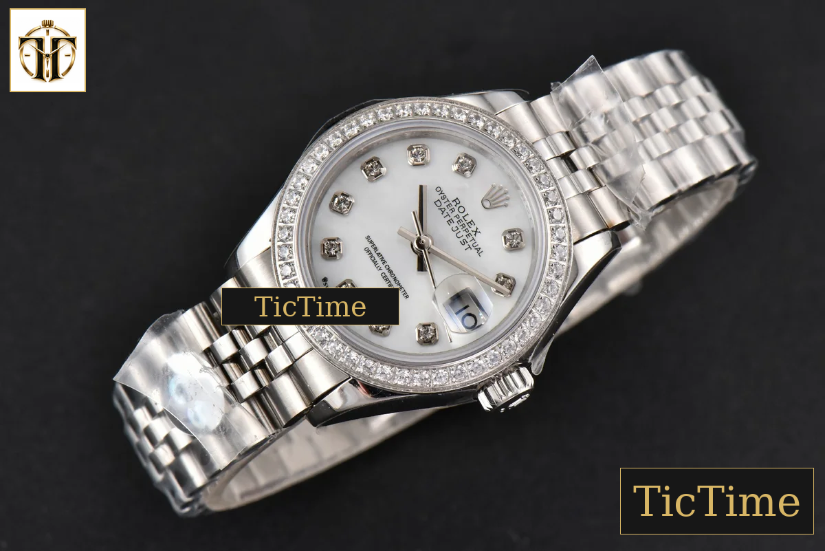 DateJust Ladies 28mm WF Diamond MOP Dial Diamond Marker Jubilee Bracelet A2236 — foto 4