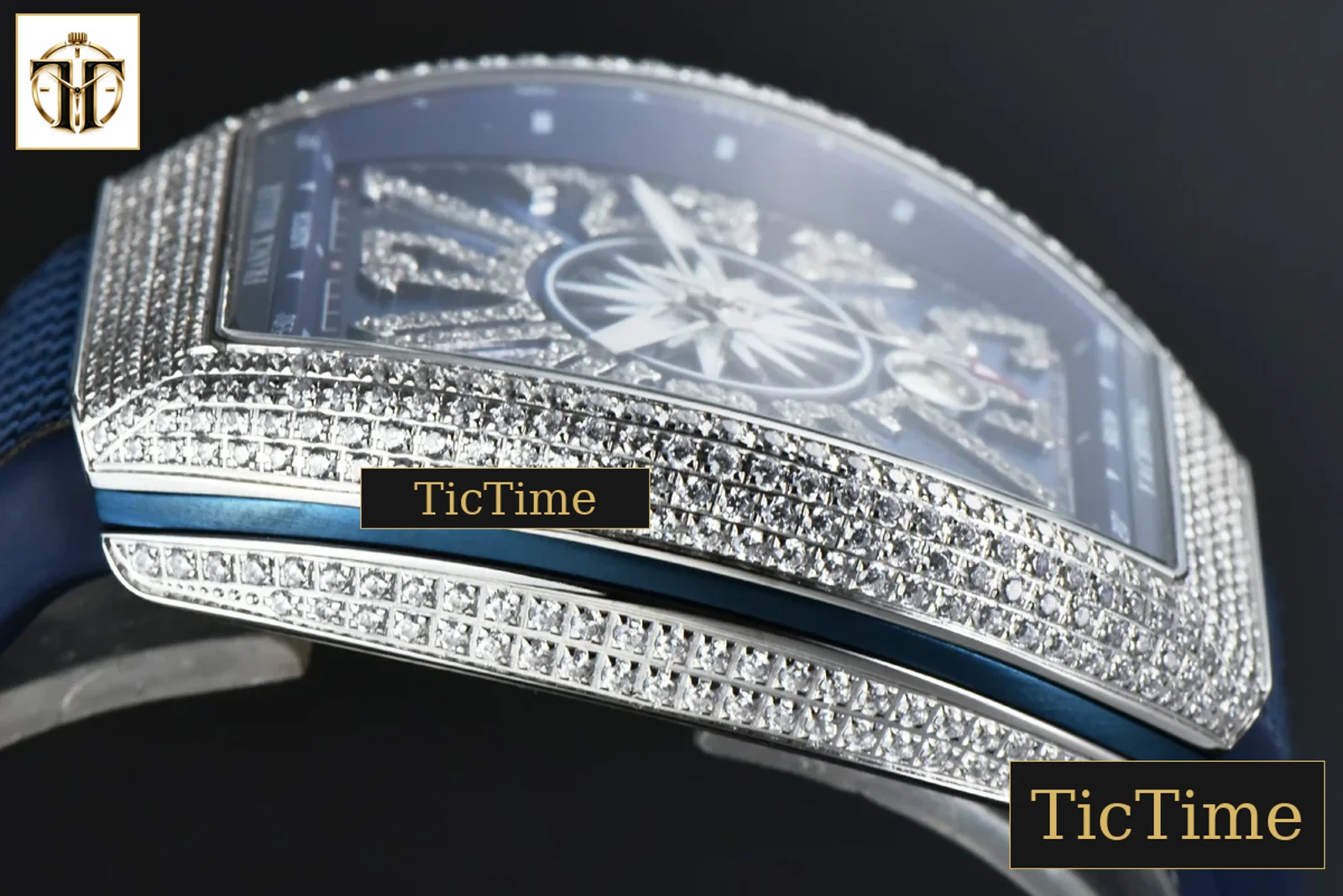 Vanguard V45 45mm ABF Diamond Blue Dial Blue Rubber Strap MIYOTA 9015 — foto 11