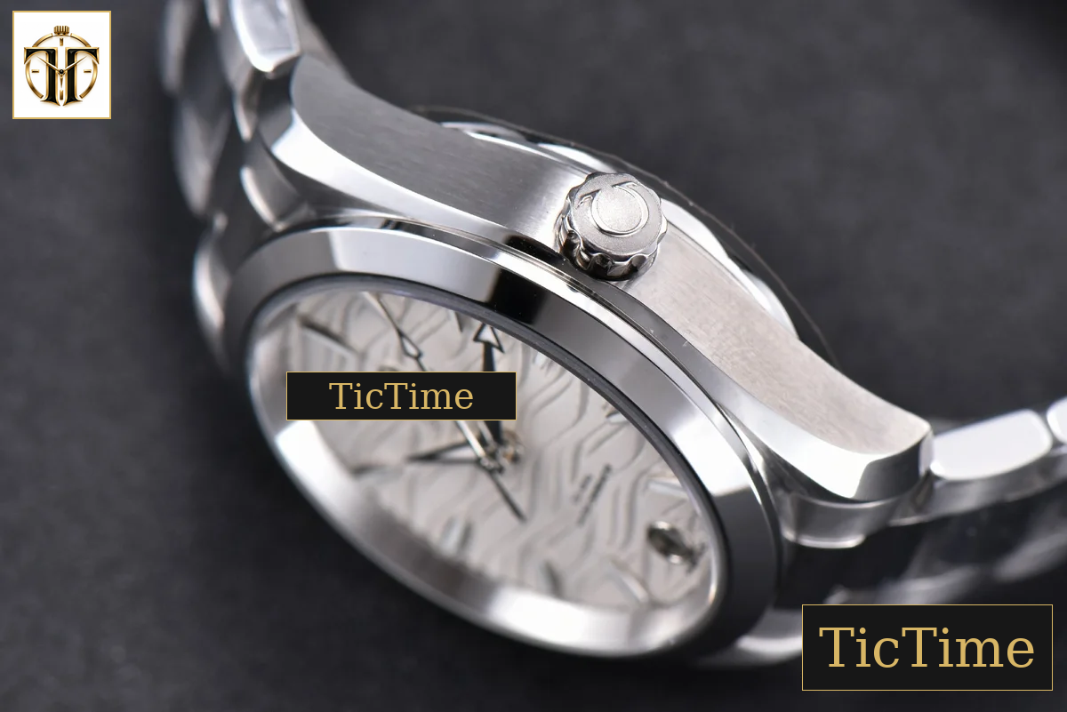 Aqua Terra 150M Ladies 34mm VSF White Wave Dial Silver Marker SS Bracelet A8800 — foto 13