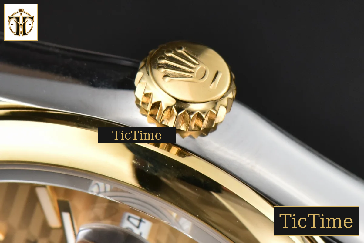 DateJust 36mm BPF YG/SS Smooth YG Motif Dial Oyster Bracelet A2824 — foto 17
