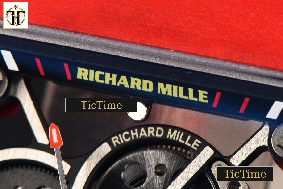 RM035-02 APSF Red NTPT Red Rubber Strap V2 (Free Sprung) RMAL1 — foto 6