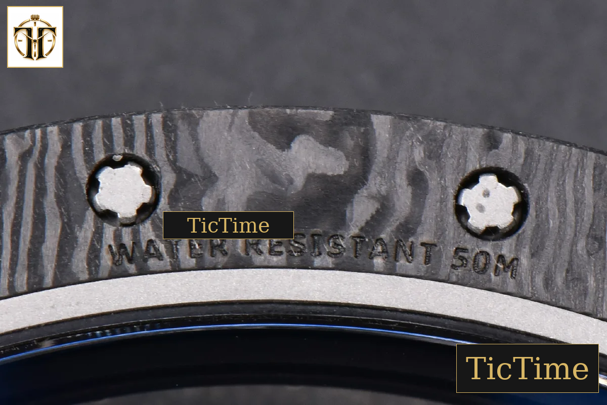 NTPT RM055 43mm ZF White/Pink Bezel White Crown White Rubber Strap V6 RMUL2 — foto 21