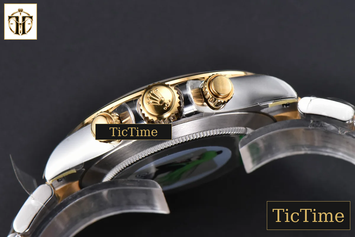 Daytona 116503 40mm Clean Factory YG/SS Black Dial Lume Marker YG/SS Bracelet SH4130 — foto 16