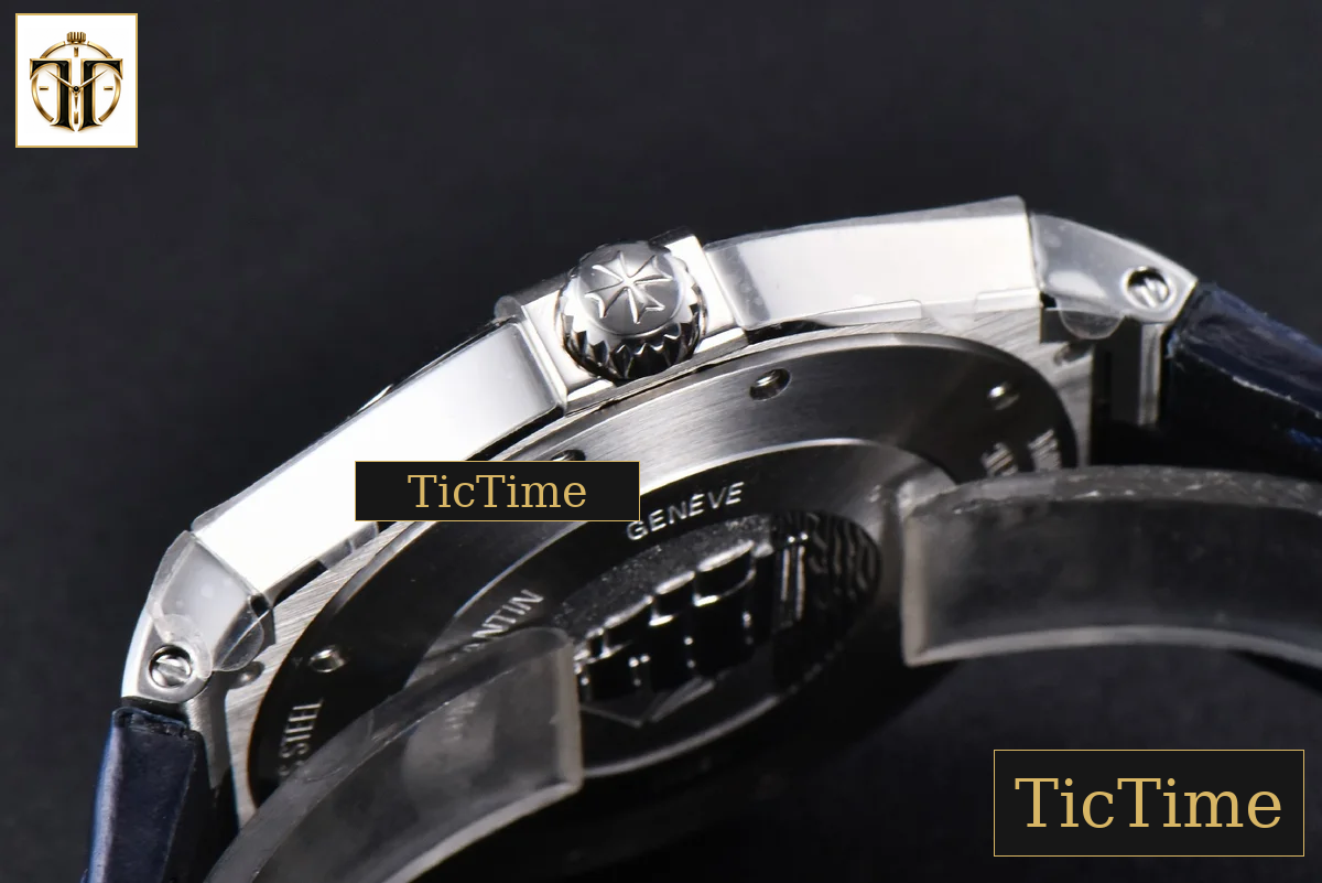 Overseas 47040 42mm MKF Blue Dial Leather Strap 9015 — foto 17