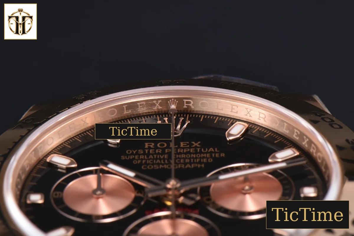 Daytona 116505 APSF RG Black Dial RG Subdial Lume Marker RG Bracelet SH4130 — foto 14