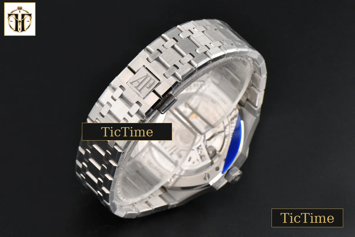 Royal Oak ’50th Anniversary’ 15510 41mm ZF Ice Blue Dial Diamond Marker SS Bracelet SA4302 — foto 35