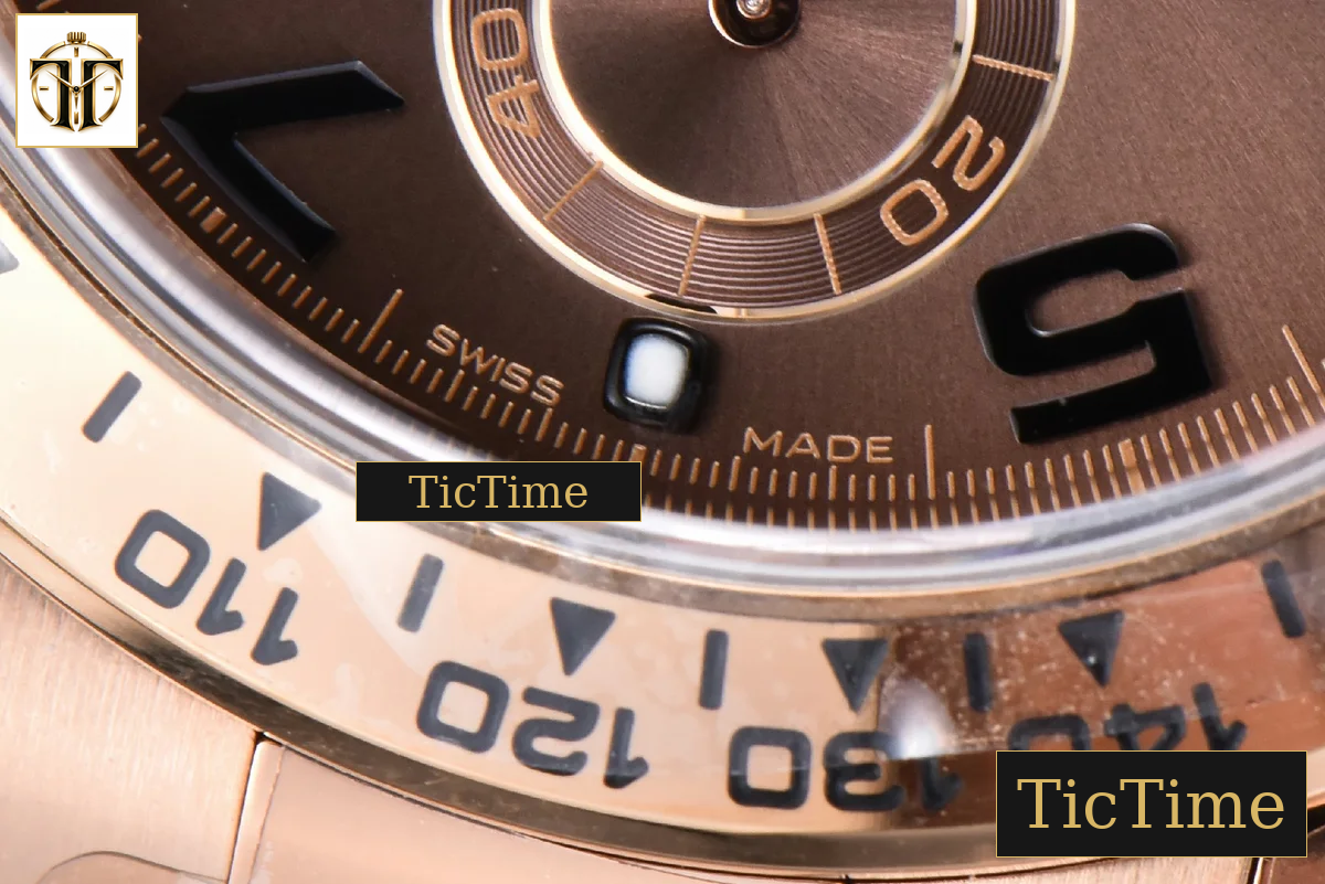Daytona 116515 40mm Clean Factory RG Brown Dial Digital Marker RG Bracelet 4130 — foto 9