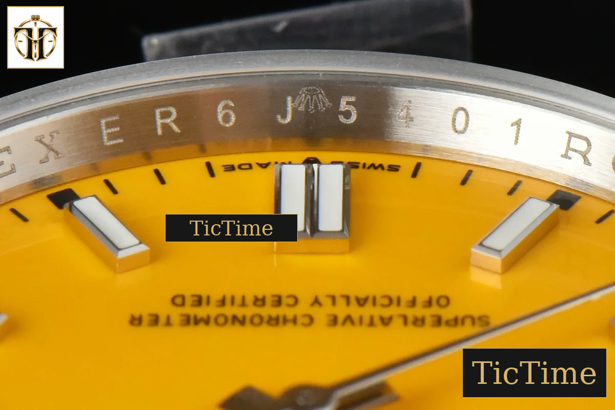 Oyster Perpetual 126000 36mm EWF Yellow Dial SS Bracelet A3230 — foto 10