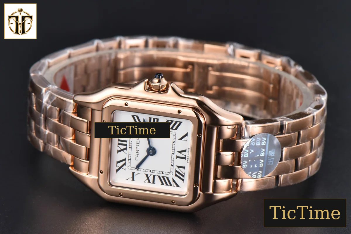 Panthère Secrete Ladies 27mm BVF RG White Dial RG Bracelet Ronda Quartz — foto 12