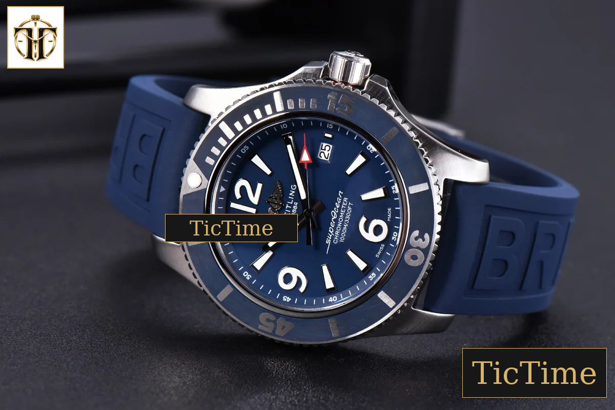 Superocean Automatic 44mm TF Blue Dial Blue Rubber Strap A2824 — foto 12