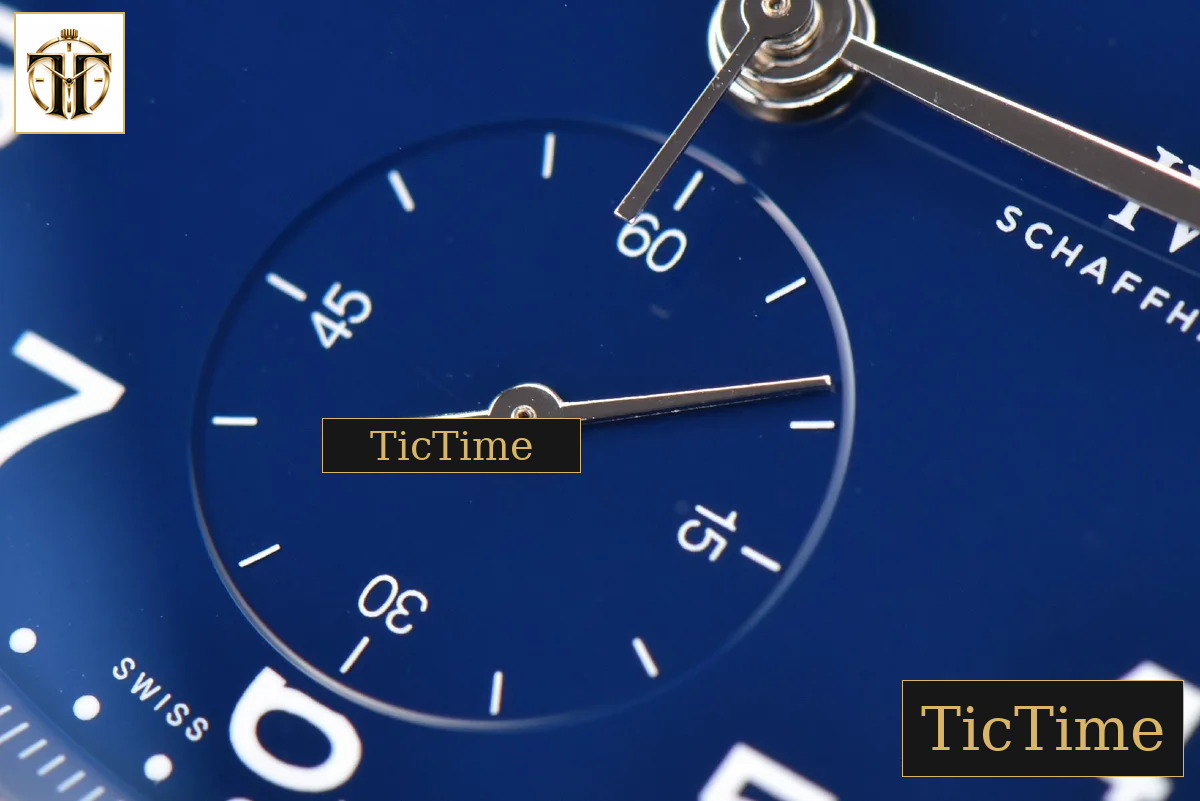 Portugieser Chrono “150 Years” IW371601 41mm ZF Blue Dial Black Strap Cal69355 — foto 5