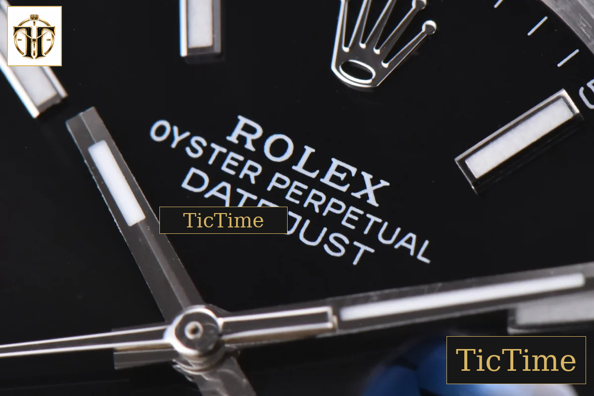 Datejust 41mm GMF SS Black Dial Lume Marker Fluted Bezel Jubille Bracelet VR3235 — foto 6