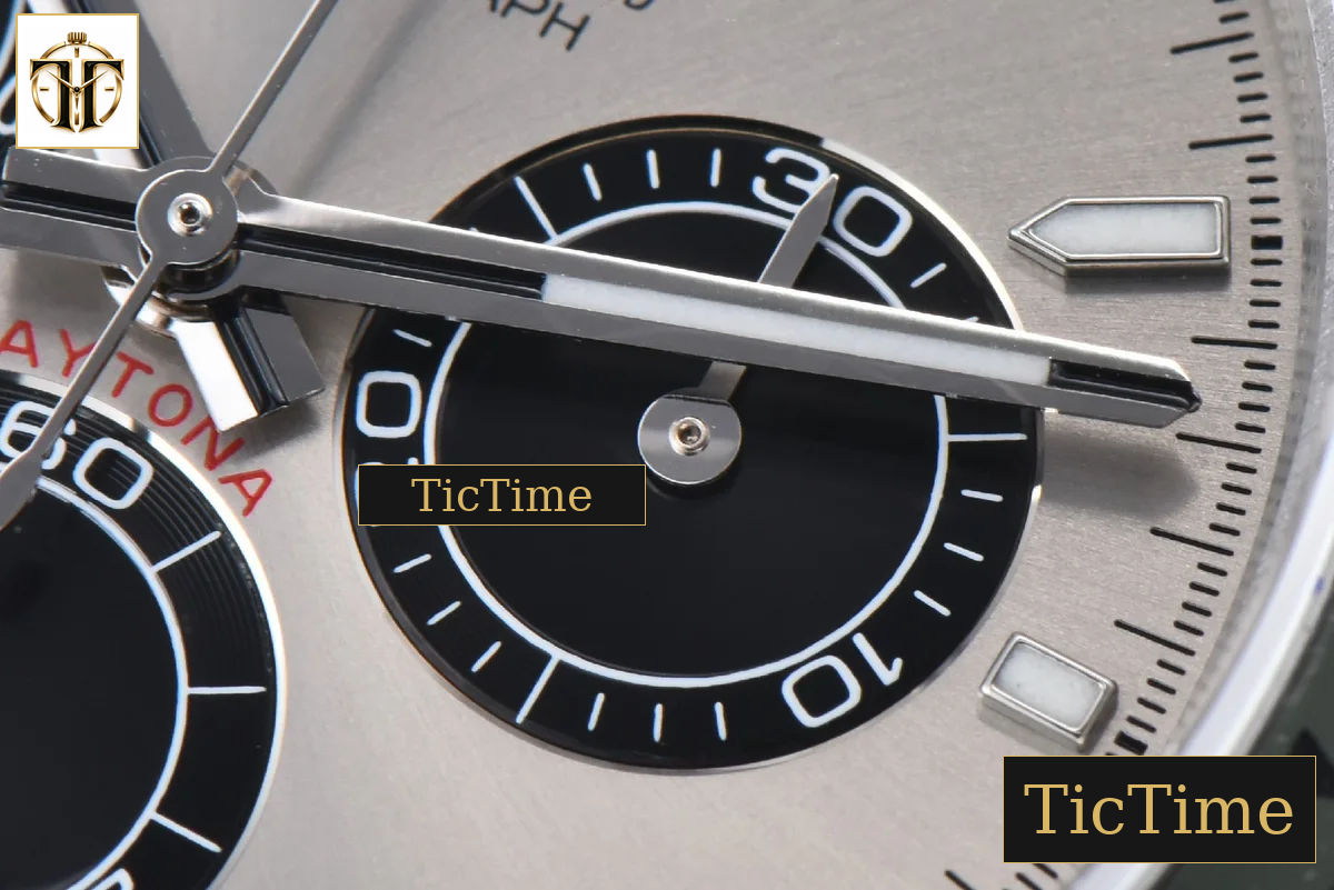 Daytona 904L 126509 40mm BPF SS Grey Dial Black Subdial SS Bracelet SH4131 — foto 8