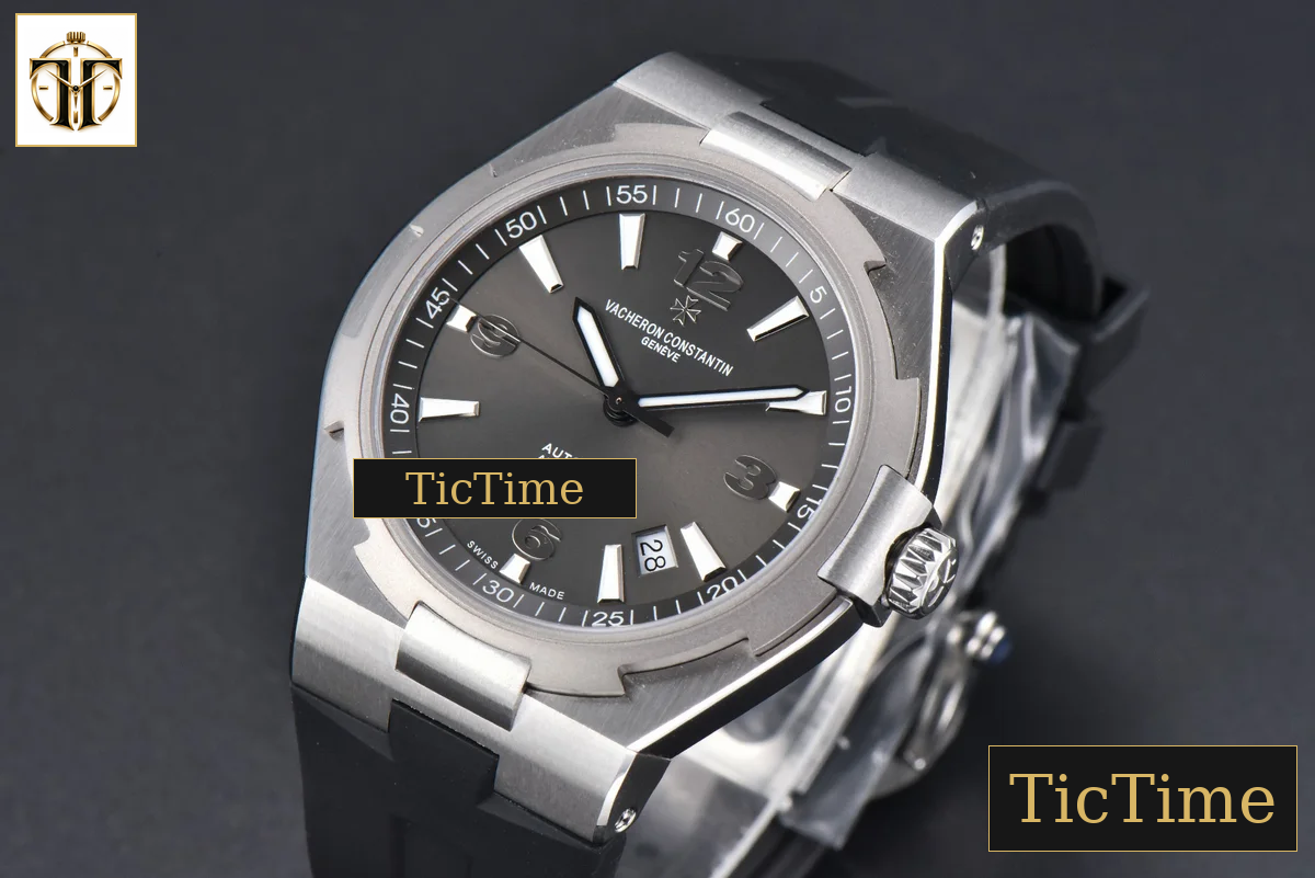 Overseas 47040 42mm PPF Gray Dial Black Rubber Strap A1226 — foto 5