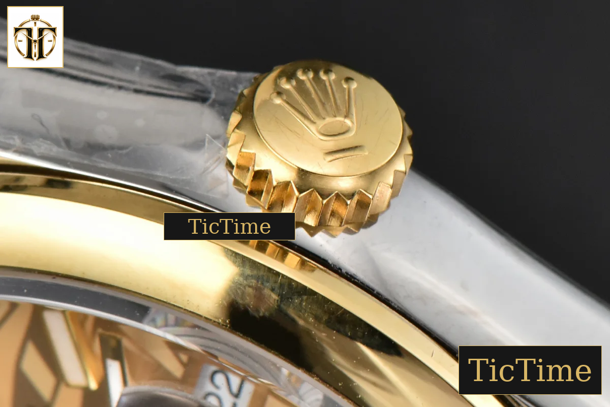 DateJust 36mm BPF YG/SS Smooth YG Plam Dial Jubilee Bracelet A2824 — foto 16