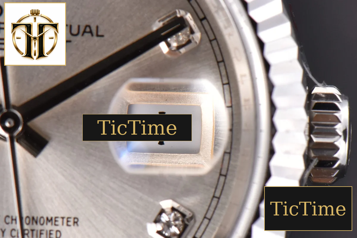 DateJust 36mm GMF SS Silver Dial Diamond Marker Jubilee Bracelet VR3235 — foto 16