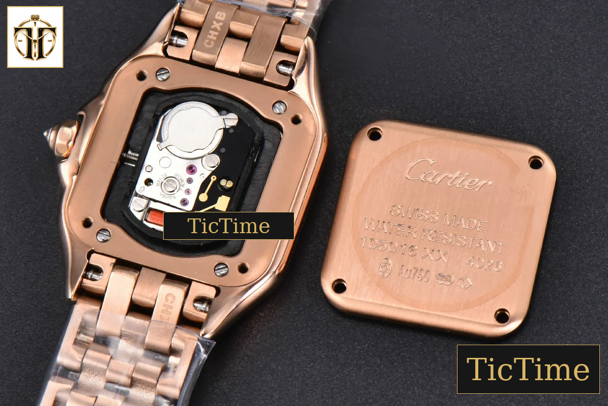 Panthère Secrete Ladies 22mm BVF RG White Dial RG Bracelet Ronda Quartz — foto 18