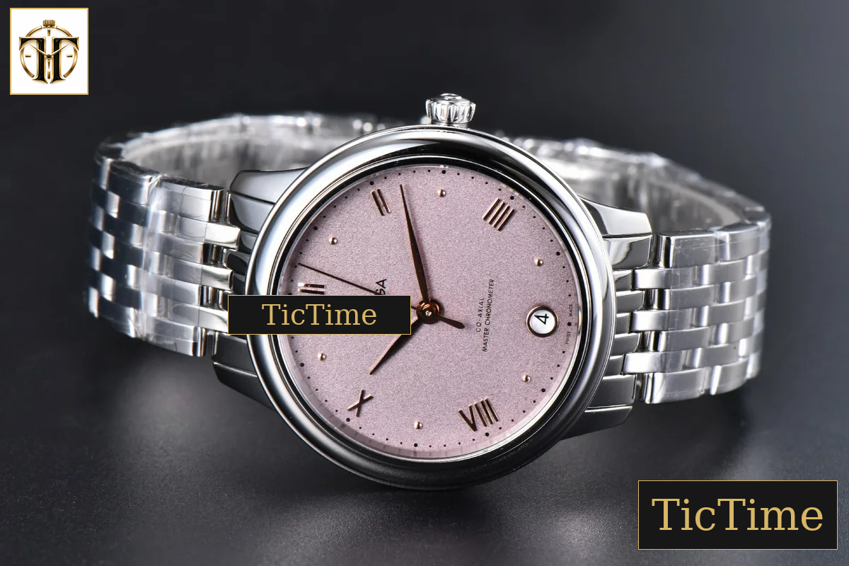De Ville Ladies Prestige 34mm VSF Pink Dial SS Bracelet A8800 — foto 12