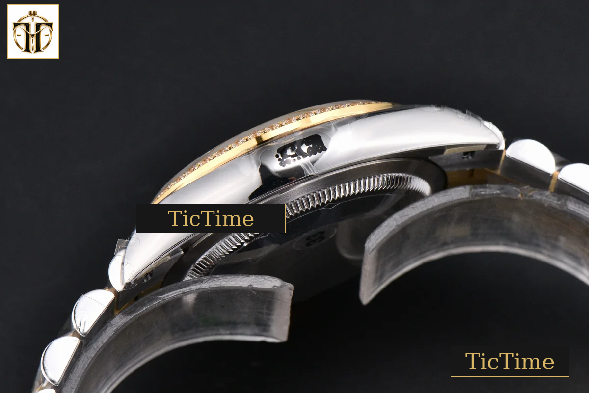 DateJust 126233 36mm VSF YG/SS Diamond Bezel Wimbleton Gray Dial Green Marker Jubilee Bracelet VS3235 — foto 18