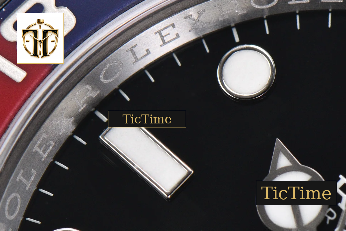 GMT Master BLRO Pepsi 126710 Gold Factory Red/Blue Bezel Jubilee Bracelet V4 — foto 6