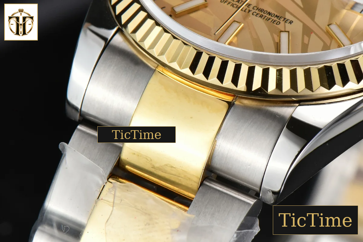 DateJust 36mm BPF YG/SS YG Palm Dial Oyster Bracelet A2824 — foto 10