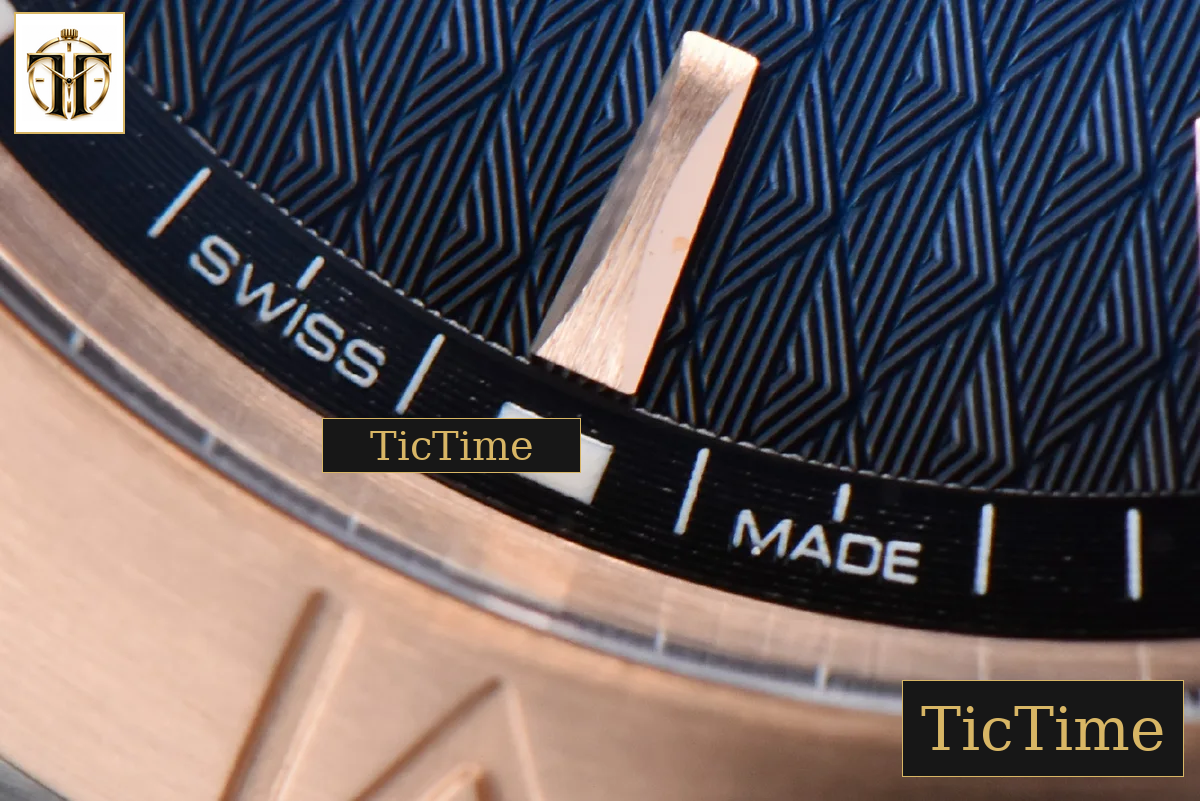 Constellation 38mm VSF RG/SS Blue Textured Dial RG/SS Bracelet A8500 — foto 8