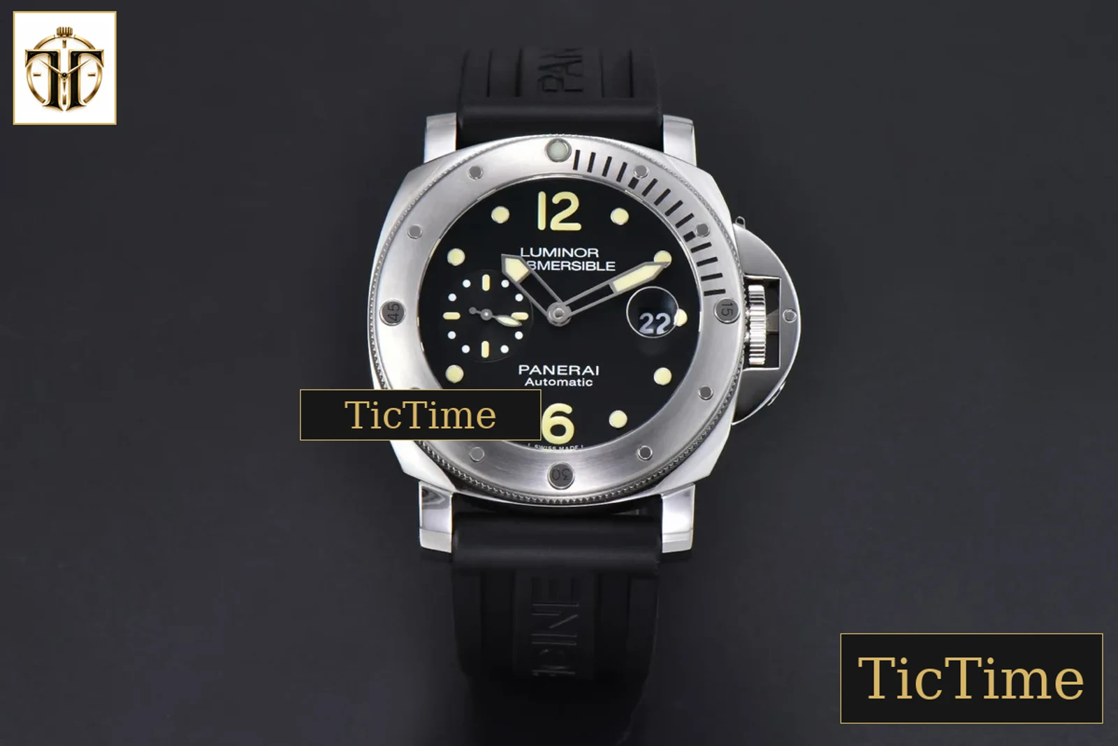 Luminor Submersible PAM1024 44mm VSF Black Dial Rubber Strap — foto 3